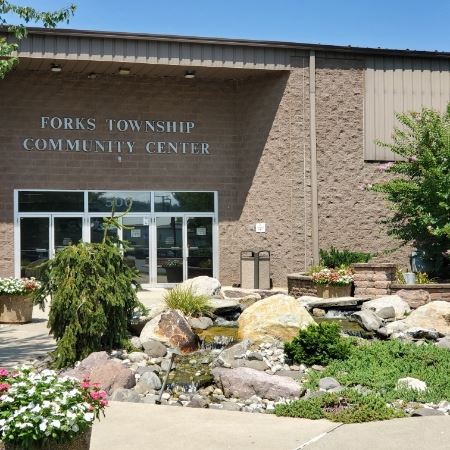 Community center entrance